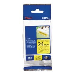 Ruban adhésif supplémentaire brother tzes651 24mmx8m noir jaune