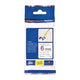 Ruban d'étiquettes brother tzefx221 noir, blanc 6mmx8m