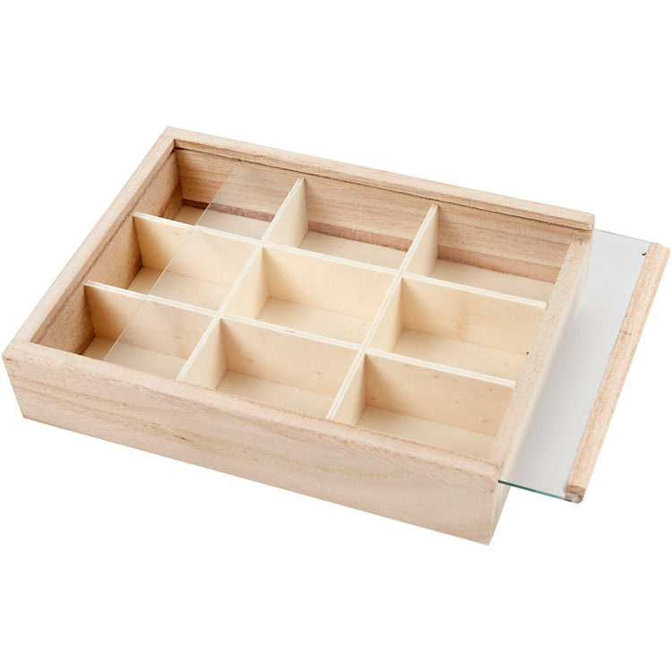 Creativ company compartiment boîte boîte à monnaie, d: 3,5 cm, dimensions 17x13 cm, 1 pièce
