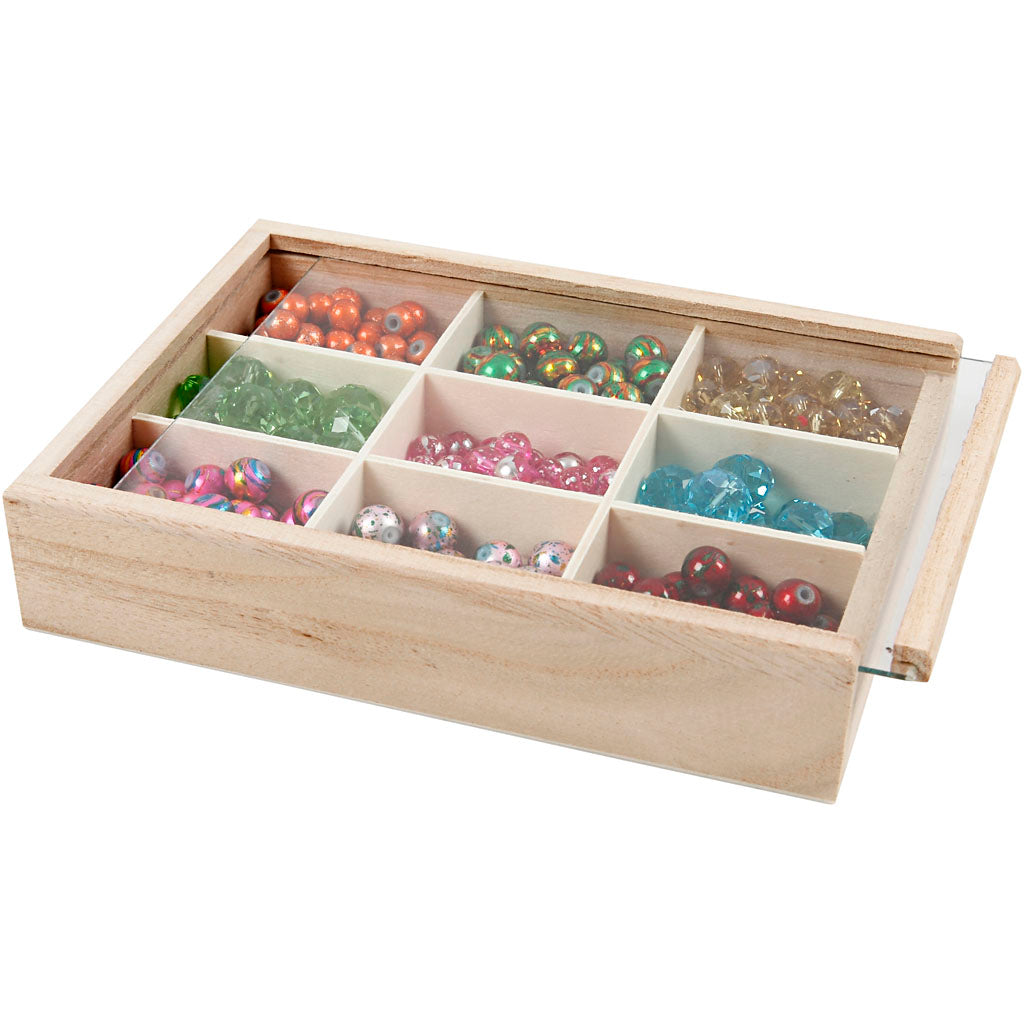 Creativ company compartiment boîte boîte à monnaie, d: 3,5 cm, dimensions 17x13 cm, 1 pièce