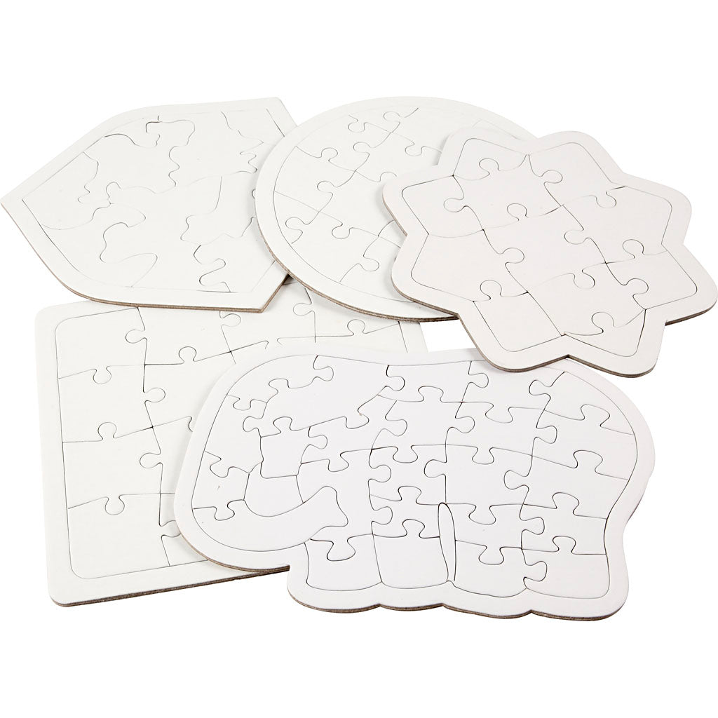 Puzzle Creativ company, taille 17-21 cm, blanc, 10 pièces, 1 boîte