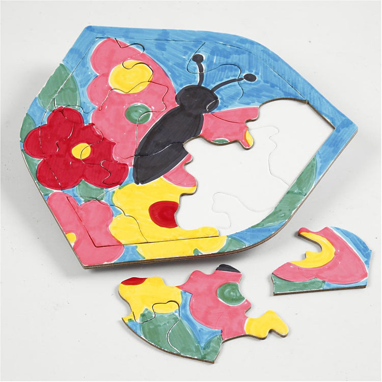 Puzzle Creativ company, taille 17-21 cm, blanc, 10 pièces, 1 boîte