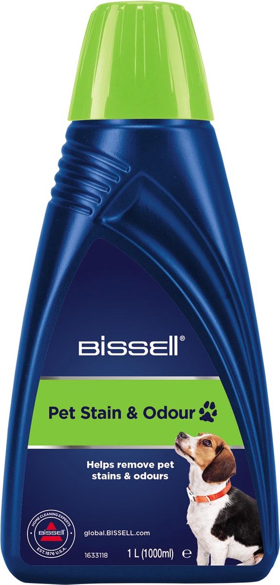 Odeur de taches d'animaux Bissell - gomme à taches - contre les odeurs de taches d'animaux - 1 litre