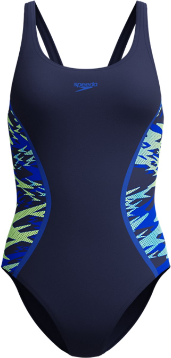 Speedo maillot de bain 1 pièce de sport femme hyperboom muscleback - bleu marine