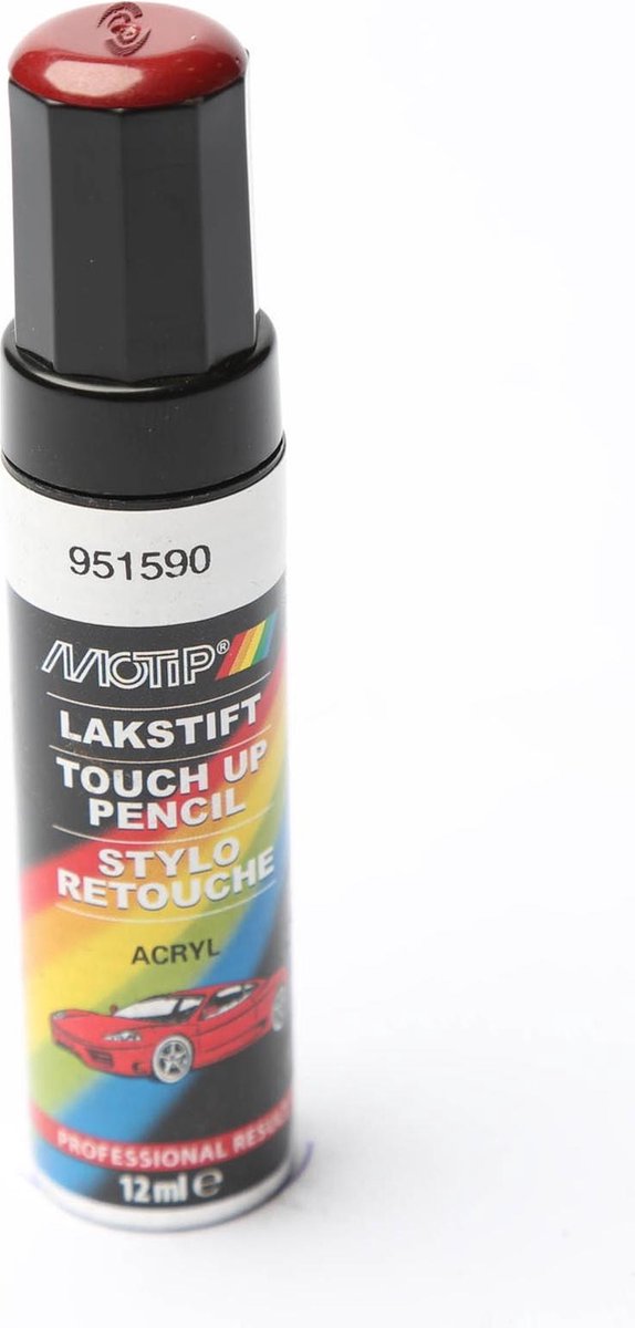 Motip 951590 - stylo peinture automobile - rouge métallisé - 12 ml