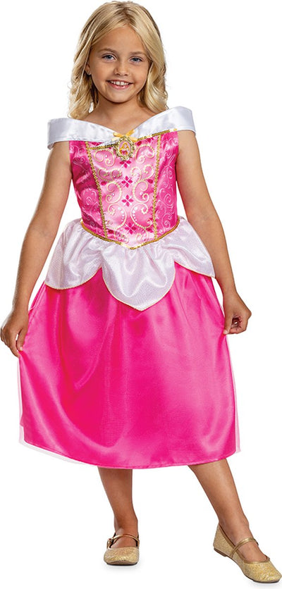 Déguisement princesse disney - la belle au bois dormant, robe aurore classique, taille m (7-8 ans), fille