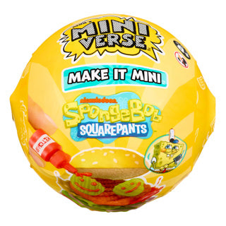 Miniverse en fait un mini Bob l'éponge sous licence | 15 pièces