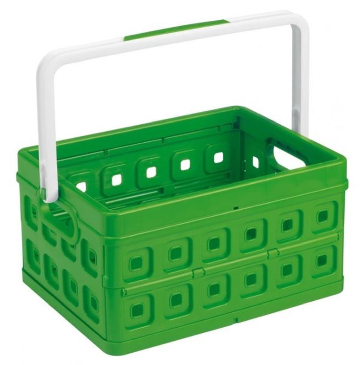 Caisse pliante Sunware 24 litres poignée verte