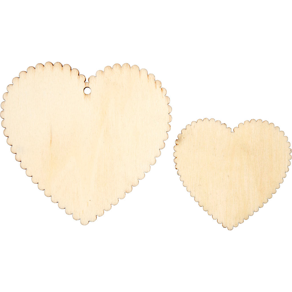 Coeurs d'entreprise Creativ, dim. 5,1x5,1 cm, 12 pièces, 1 boîte