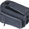 Basil Sport Design Trunkbag-Gray Bicycle Bagagaagragertas, 7-15L, hydrofuge, pour le vélo régulier et le vélo électrique