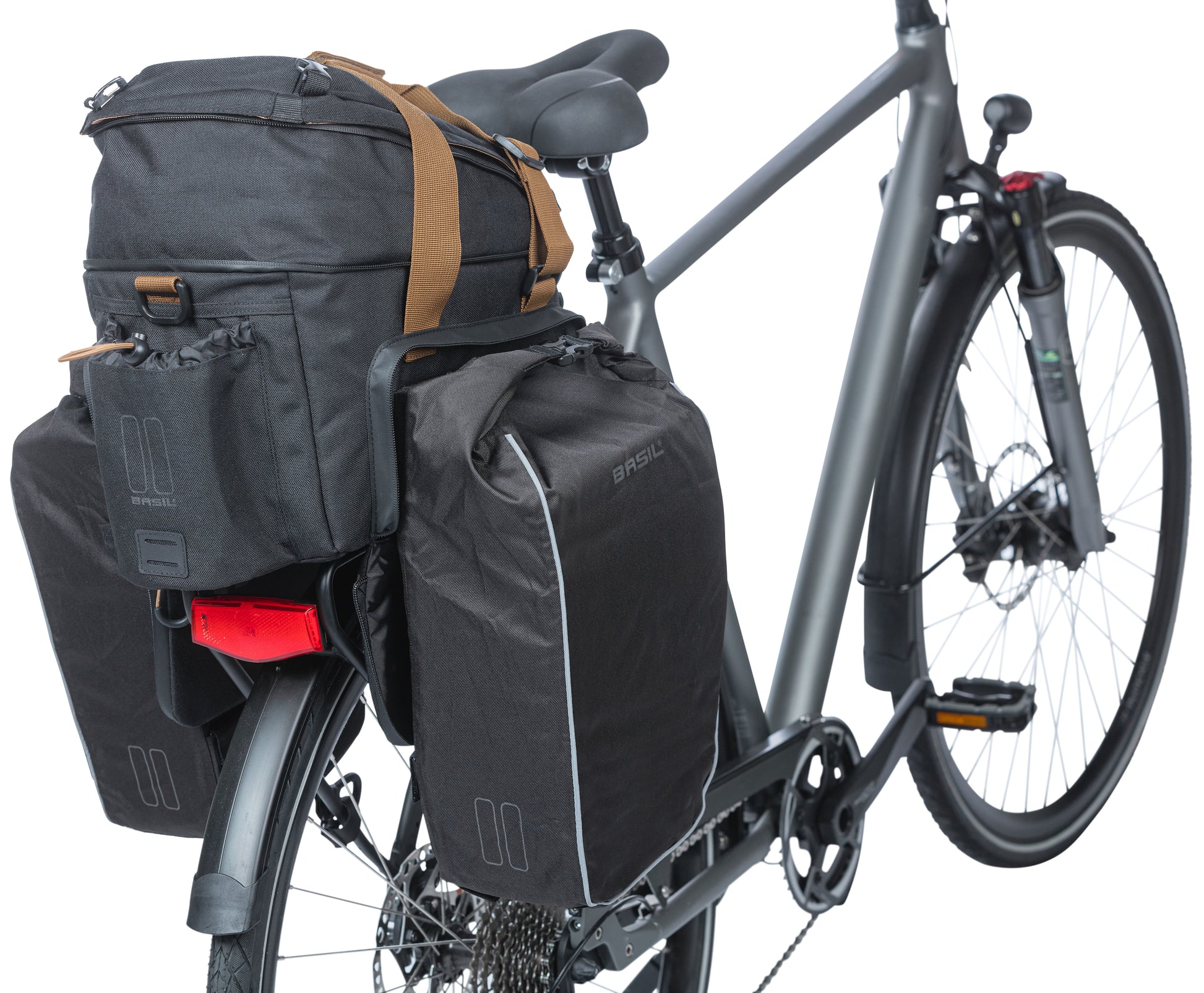 Basil Miles xl Bagage de bagages Sac imperméable des hommes imperméables vélo noir