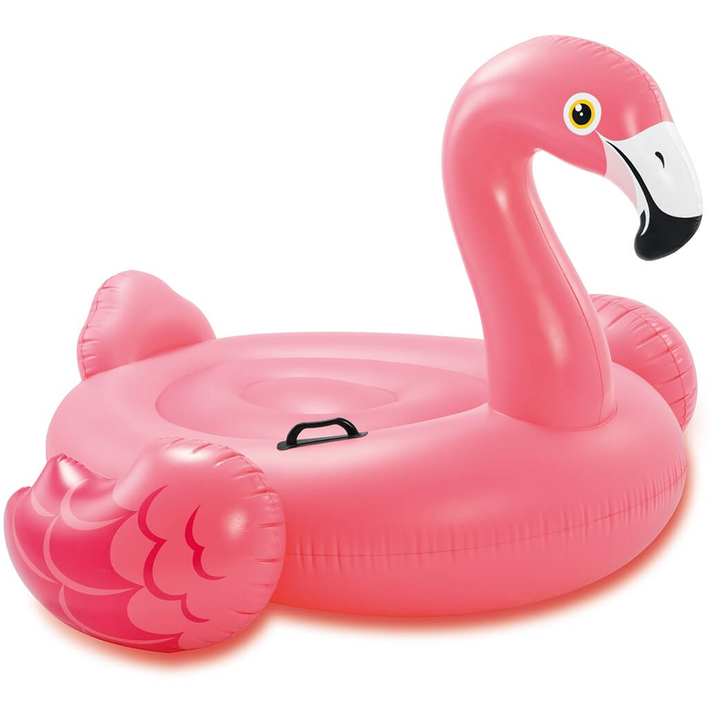 Flamingo gonflable
