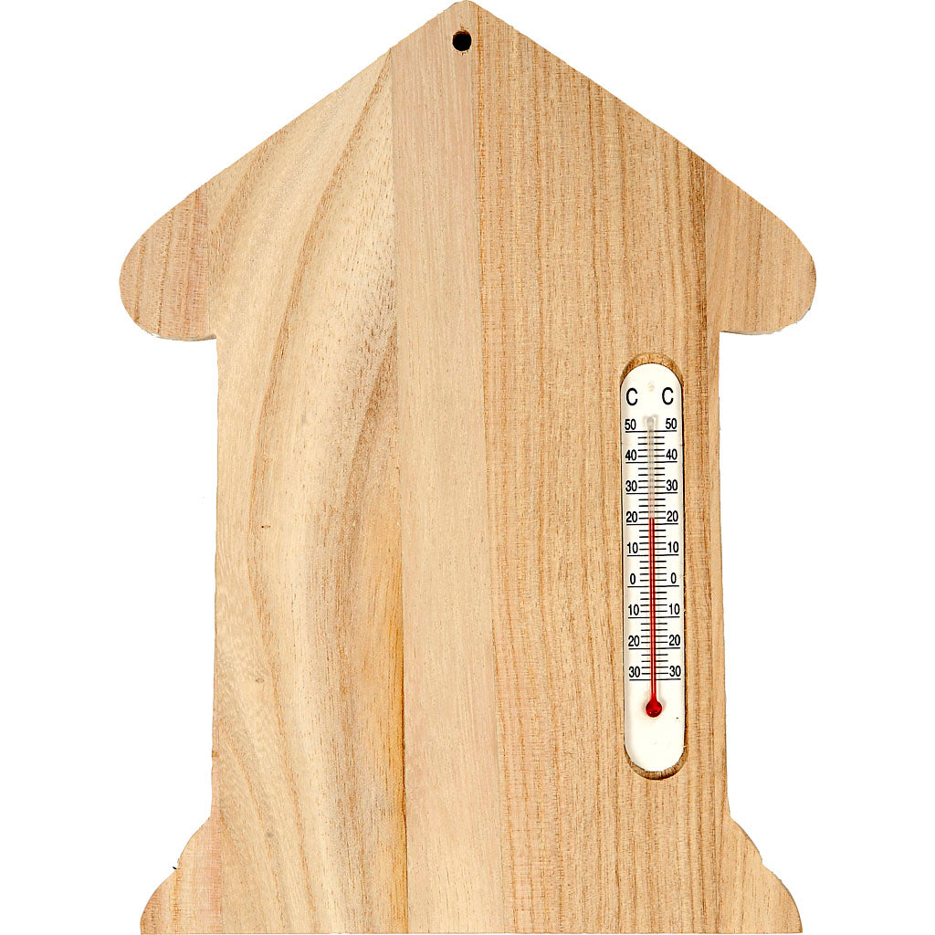 Maison thermomètre Creativ company, taille 23,5x16,5 cm, 1 pièce