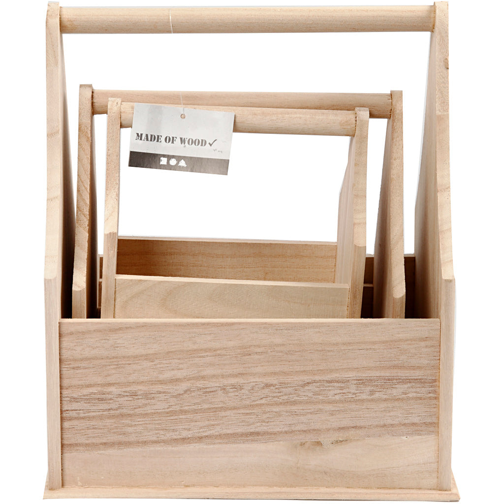 Creativ Company Bottle Holder, AFM 24x17.5x28 cm, 3 pièces 1 set