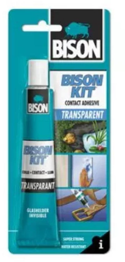 Kit colle bison transparent (50ml) 1302055