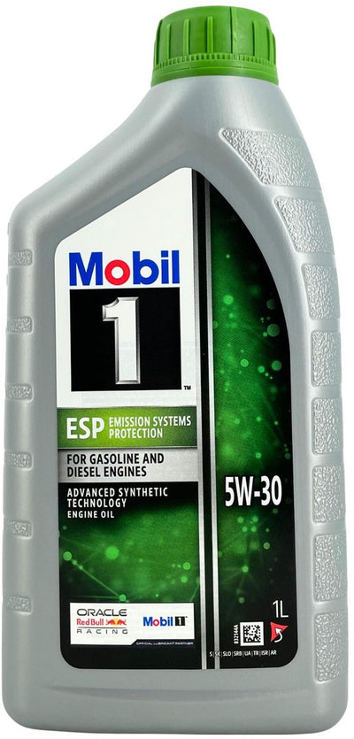 Huile moteur synthétique Mobil 1 5w-30 - 1l - protection contre l'usure - essence diesel - démarrage à froid amélioré