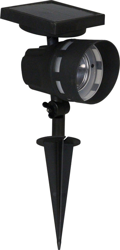 Luxform - montana - hybride solaire intelligent - spot à pointes - noir - 50 lumens - alimenté par l'énergie solaire