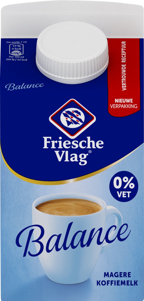 Balance du drapeau frison – café au lait – 12 x 466 ml – pack économique