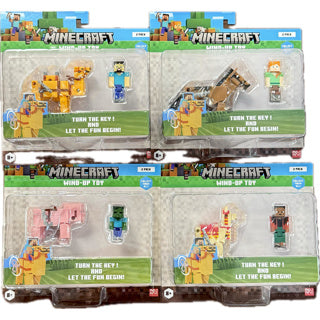 Ensemble de jeu à liquidation Minecraft 3D assorti | 6 pièces