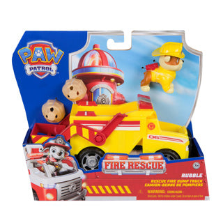 Décombres du véhicule de secours incendie Paw Patrol