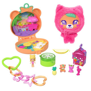 Ensemble de jeu compact ours en peluche Polly Pocket