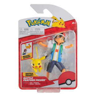Pokémon Battle Figure Stars Ash Pikachu 12 cm