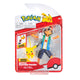 Figurine de combat Pokémon Jazwares - Ash Pikachu