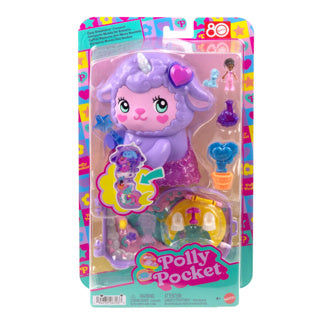 Polly Pocket Cosy Dreamland Sheep - Ensemble de figurines de jeu compactes