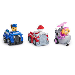 Spin Master Paw Patrol - Voitures miniatures Chase Paw Patrol à collectionner de course de sauvetage de luxe avec fonction de retrait