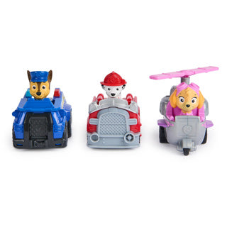 Spin Master Paw Patrol - Voitures miniatures Chase Paw Patrol à collectionner de course de sauvetage de luxe avec fonction de retrait