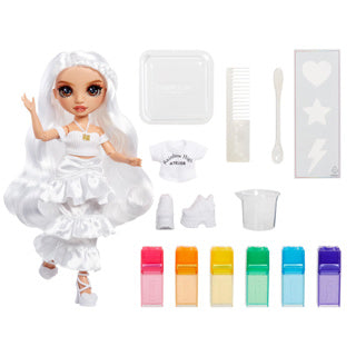 MGA Entertainment Rainbow High Watercolor Créer des yeux bruns modépops