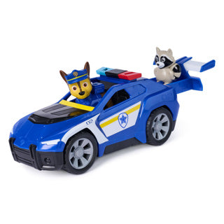 Paw Patrol - Recherche et Sauvetage - Véhicule de poursuite avec fonction de retrait à 2 figurines - Véhicules jouets