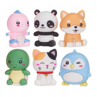 Kawaii chatte vinyle surprise 8 cm 6 asst | 12 pièces