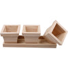 Ensemble de pots de fleurs Creativ company, dimensions 27x9x9 cm, 1 kit