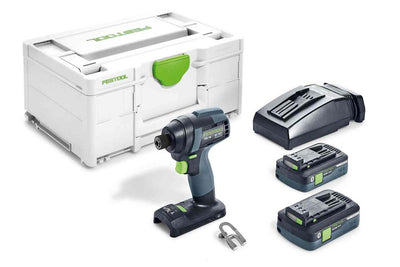 Tournevis à percussion sans fil Festool tid 18 hpc 4.0 i-plus