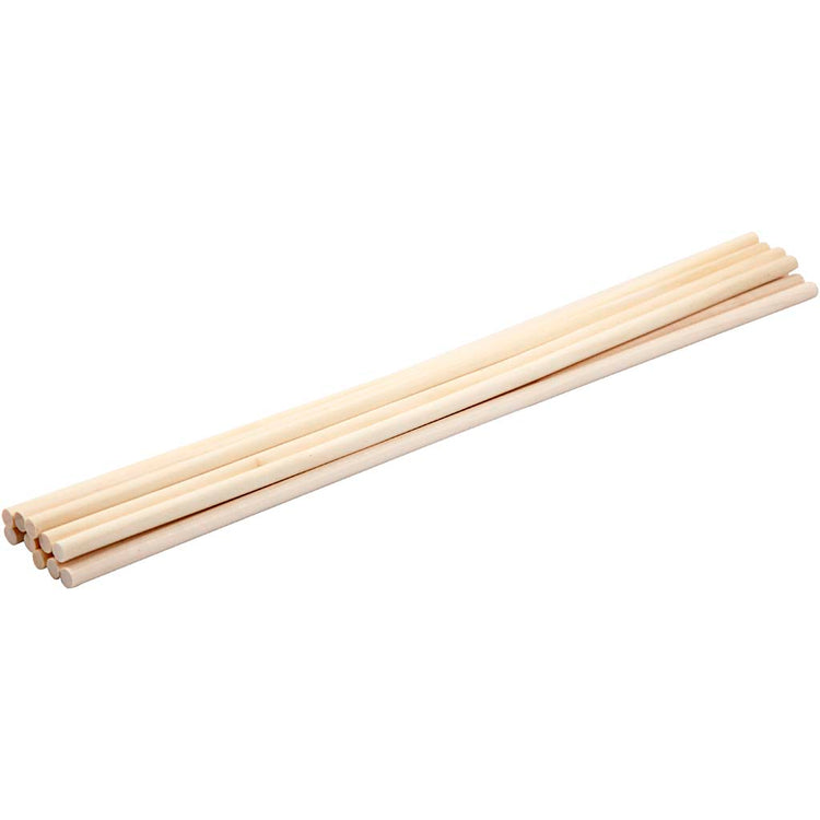 Creativ Company Flower Sticks, L: 30 cm, D 6 mm, 10 pièces 1 boîte