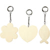 Porte-clés Creativ company, taille 6-7 cm, épaisseur 3 mm, 12 pièces 1 boîte