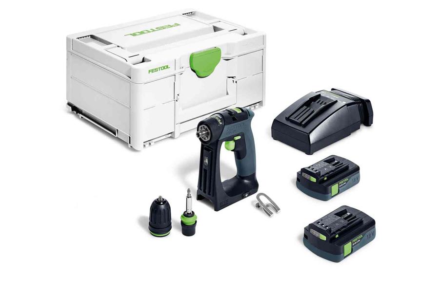 Perceuse-perceuse sans fil Festool cxs18 c3.0 plus