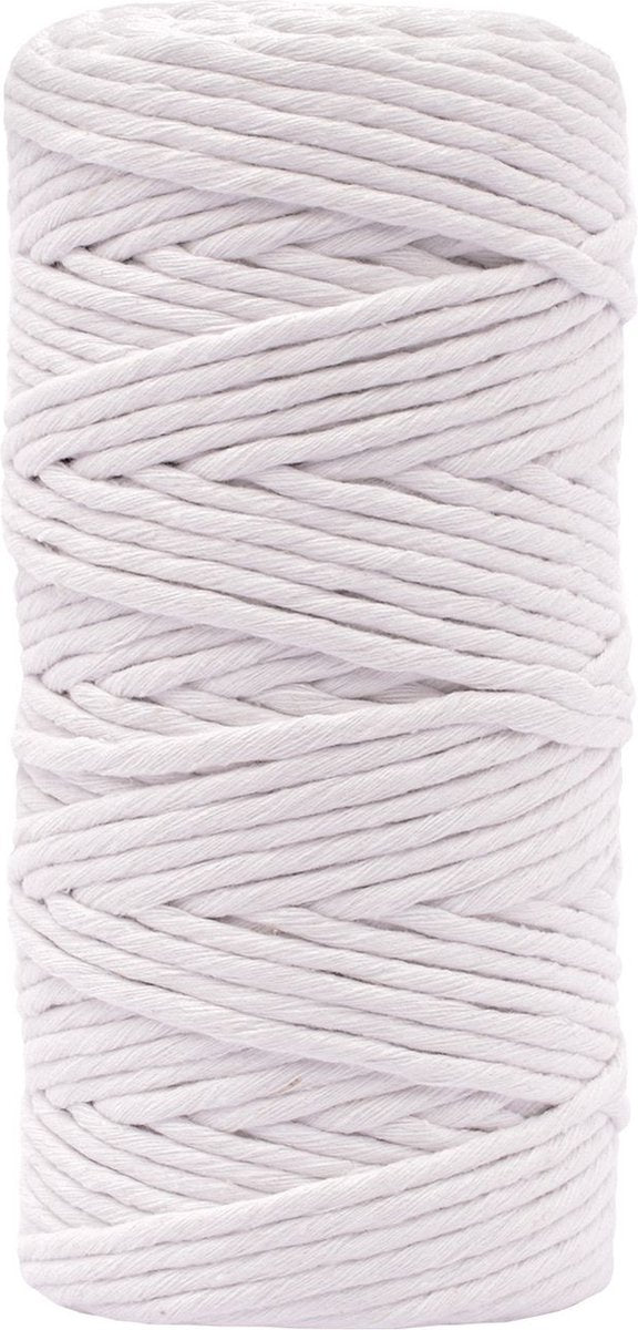 Vaessen creative • corde macramé 3mmx100m blanc