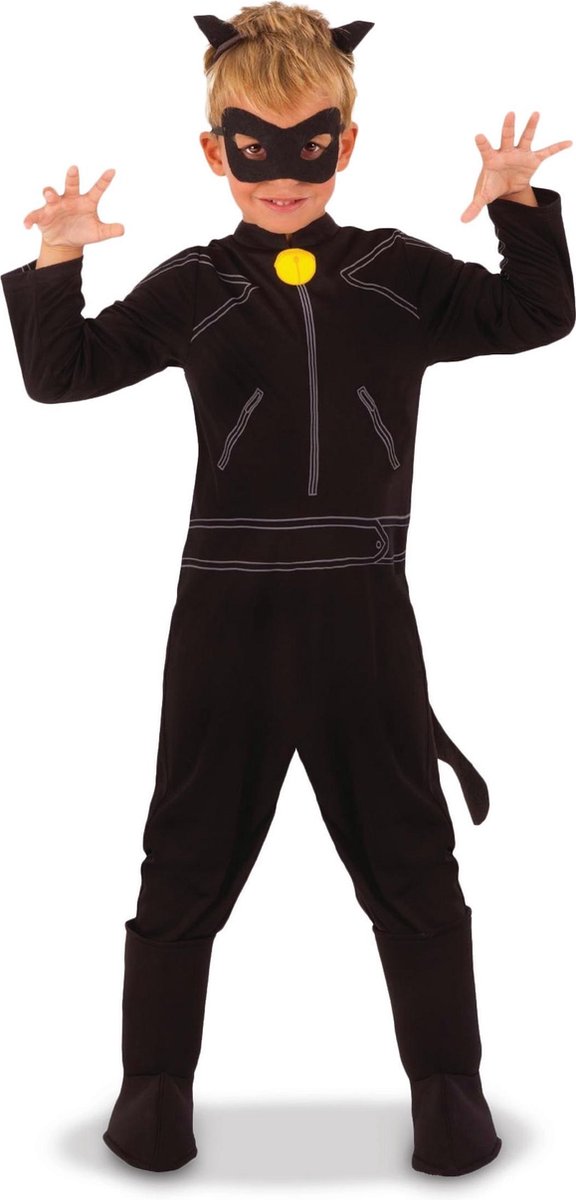 Rubis - coccinelle miraculeuse - costume de chat noir garçons (taille s)