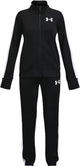 Under Armour UA Rival Knit Track Suit-blk Survêtement pour filles - noir - blanc