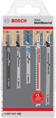Bosch multimatériau - set brzeszczot - 15 pièces - supports en t - professionnel