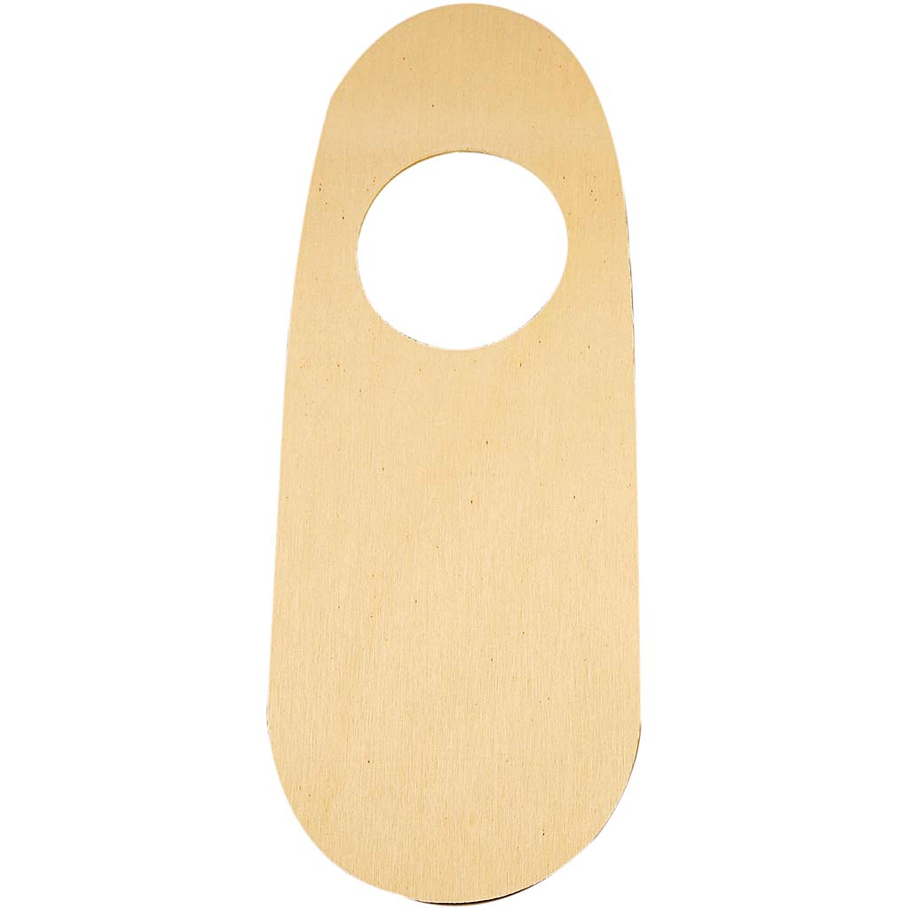 Plaque signalétique en bois