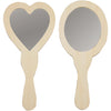 Décorez votre miroir à main en bois, 2e. 25 cm