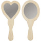 Décorez votre miroir à main en bois, 2e. 25 cm