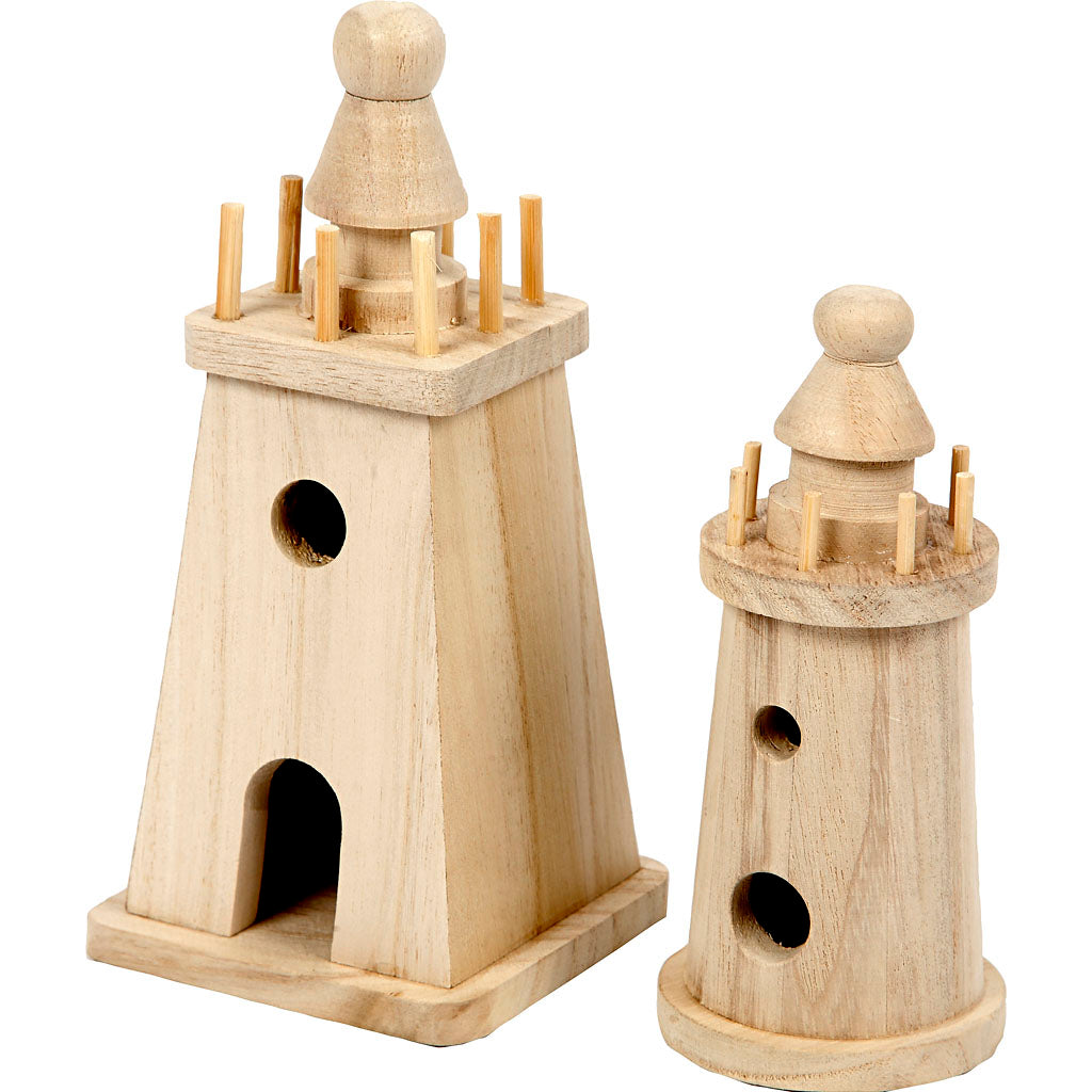 Phare de l'entreprise Creativ, h : 13,5 + 18 cm, 2 pièces 1 boîte