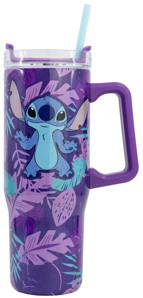 Stor s.l. stor tasse thermos stitch xl en acier inoxydable 940ml violet enfants