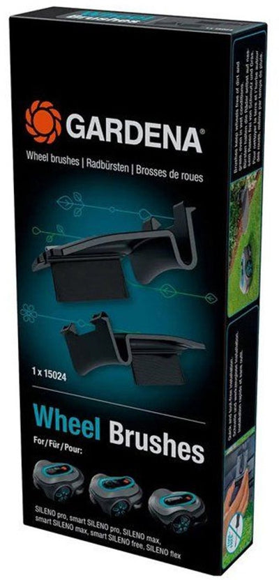 Gardena – brosses de nettoyage de roues – sileno max free sense – 2 pièces