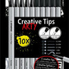 Stabilo creative tips arty pens différentes épaisseurs de pointe - 10 pcs.