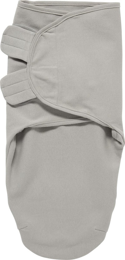 Couverture d'emmaillotage Meyco baby uni - gris - 0-3 mois - 1,0 tog